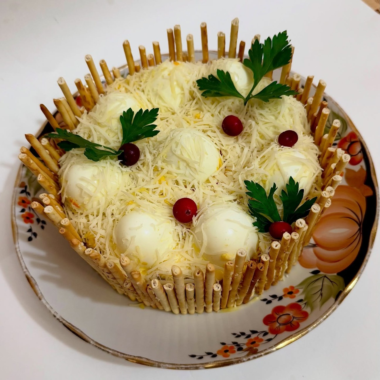 Торт - салат «Сугробы» фото 1